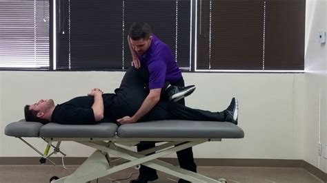 left lateral compression test|positive thigh thrust test.